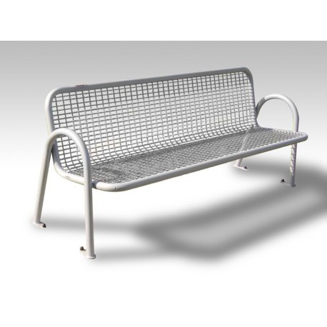 TYPE 3199 BENCH STEEL WITH BACKREST