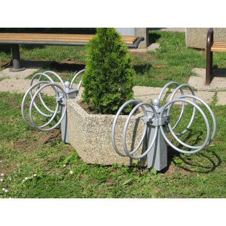 TYPE 4101 BICYCLE STAND ON THE PLANTER DOUBLE